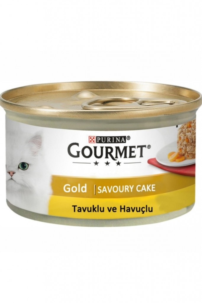 Gourmet Gold Savoury Cake Tavuk&havuç Yaş Kedi Konservesi 85 Gr.x 24 Adet Gourmet Gold Savoury Cake Tavuk&havuç Yaş Kedi Konservesi 85 Gr.x 24 Adet