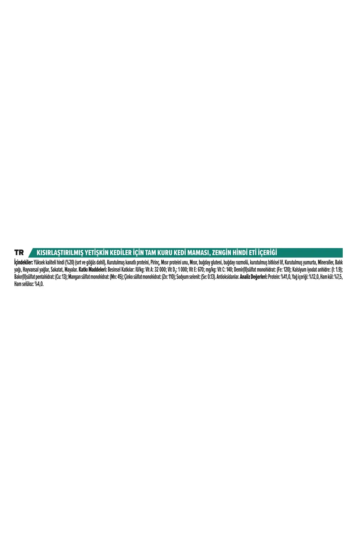 Pro Plan Sterilised Hindi Tavuk Kısırlaştırılmış Kedi Maması 10+2 Kg Pro Plan Sterilised Hindi Tavuk Kısırlaştırılmış Kedi Maması 10+2 Kg